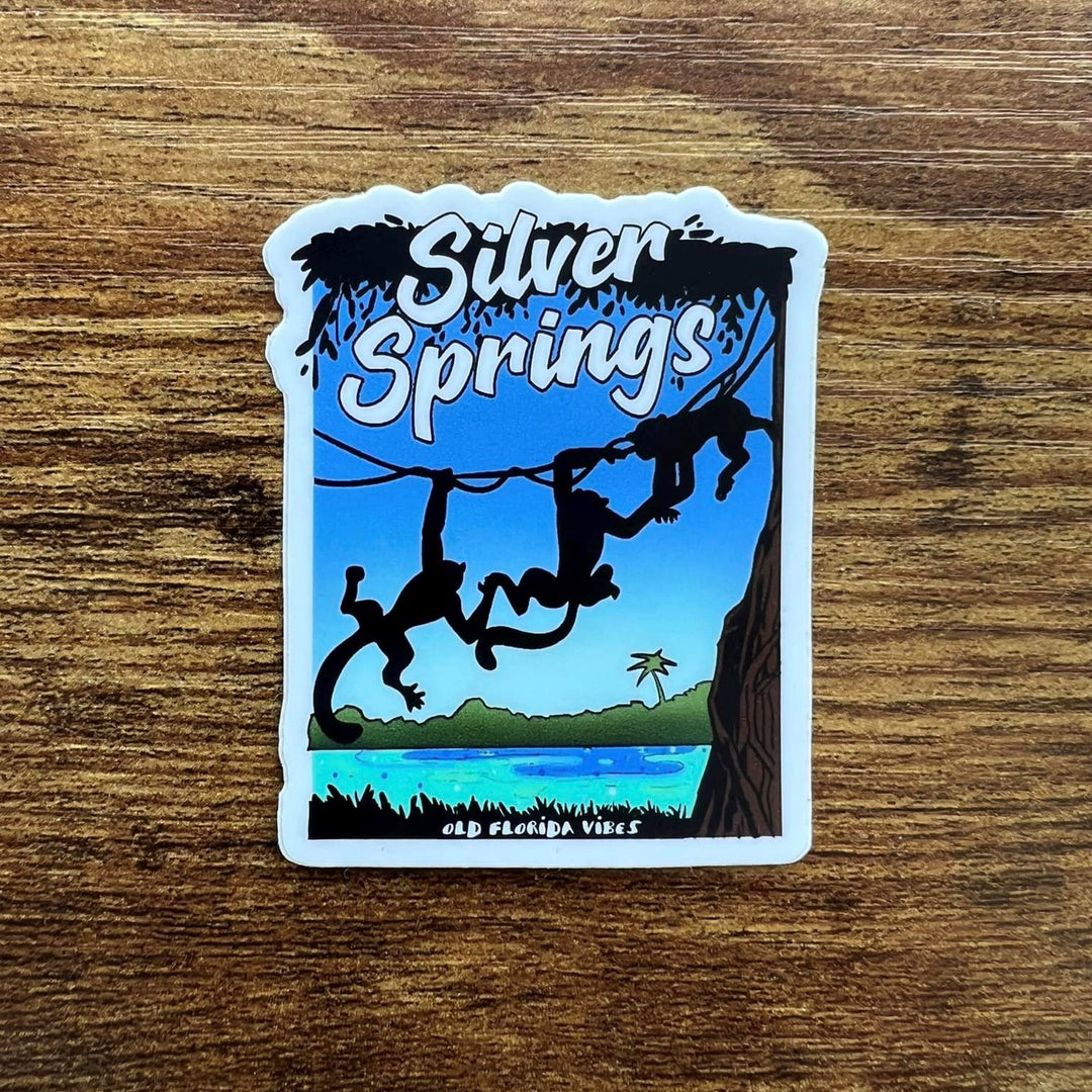 Silver Springs Monkey Sticker