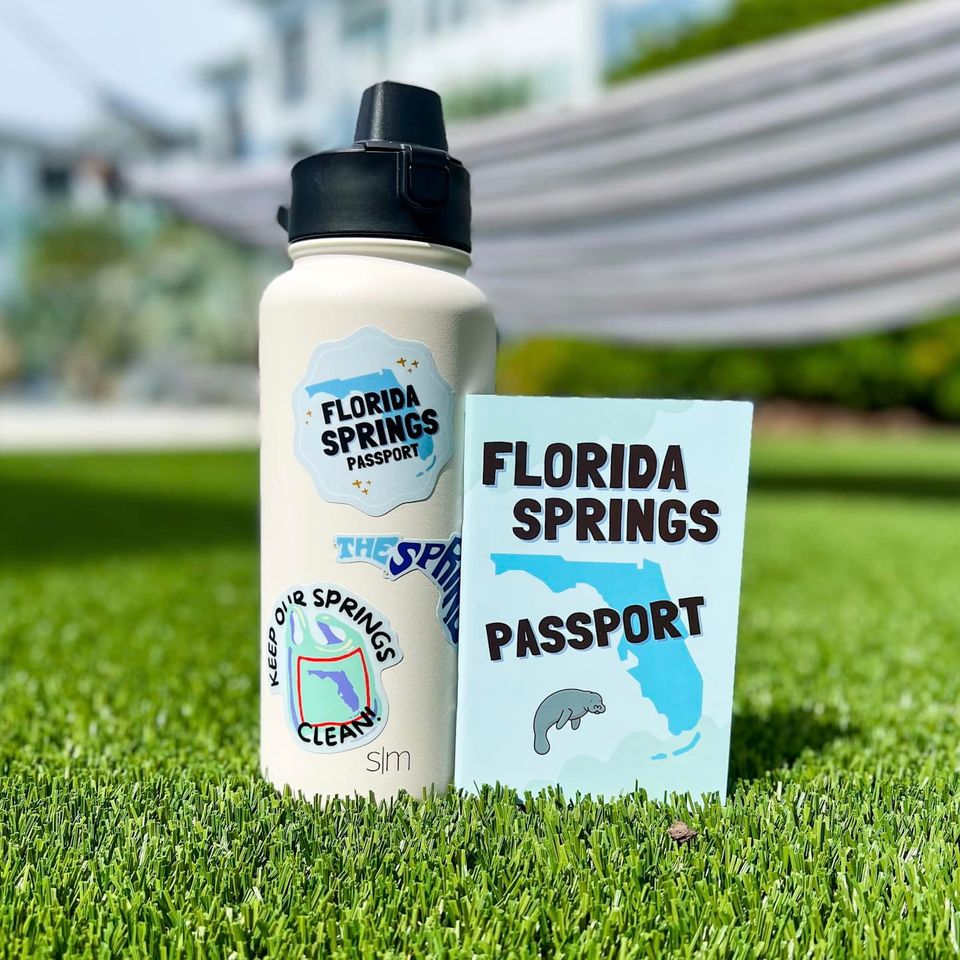 Florida Springs Passport Decal Sticker Pack
