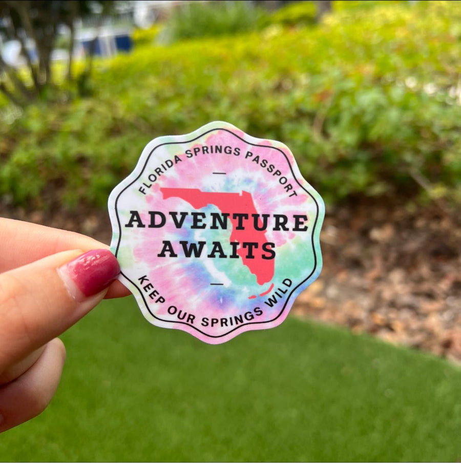 Florida Springs Passport Adventure Awaits Decal