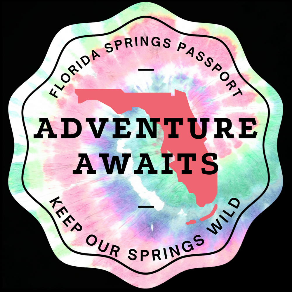 Florida Springs Passport Adventure Awaits Decal