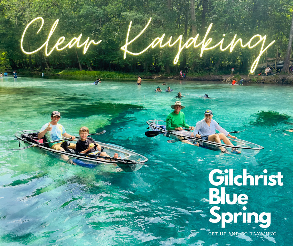 Get Up and Go Kayaking - Gilchrist Blue Springs | Clear Kayaking Tour
