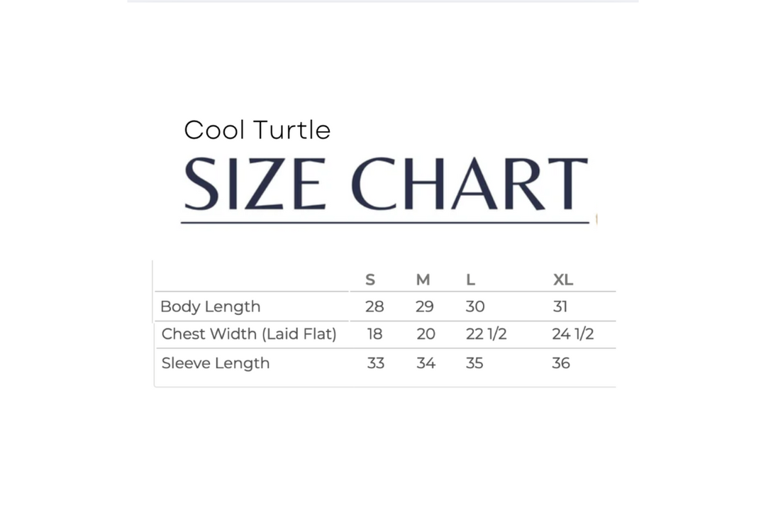 Cool Turtle UV Long Sleeve Shirt (No Hood)