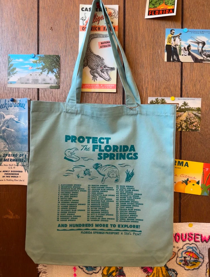Protect The Florida Springs Tote