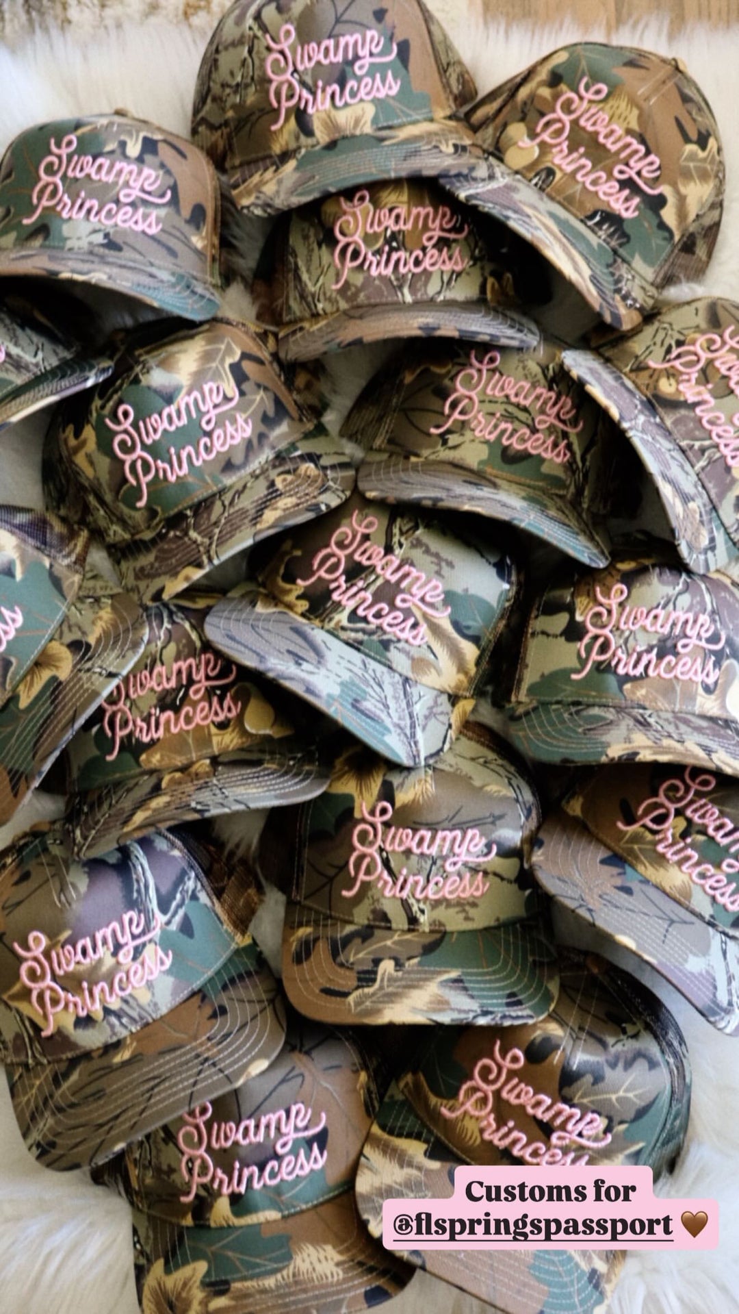 Swamp Princess Camo Hat