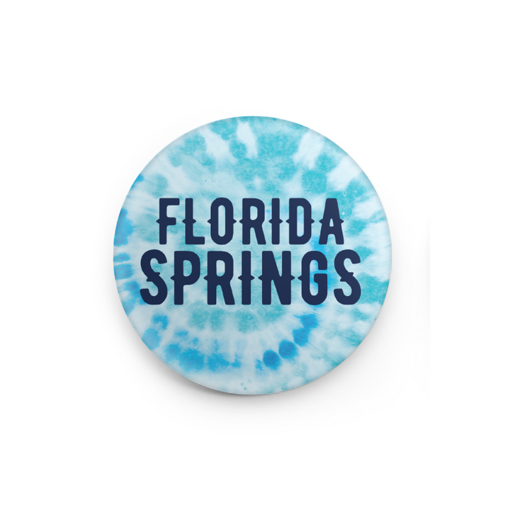 Florida Springs | Round Button Pin