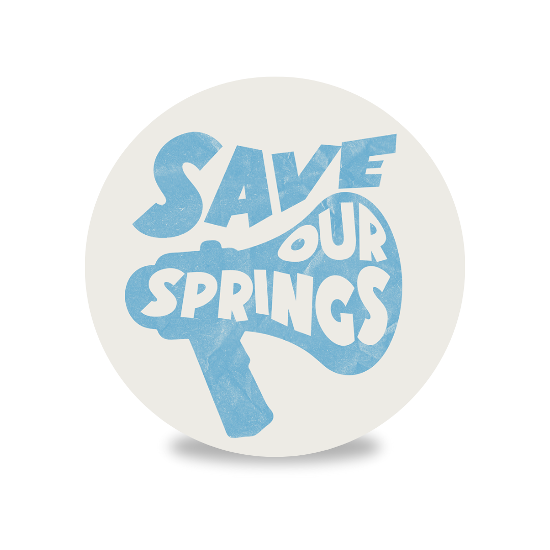 Save Our Springs Sticker