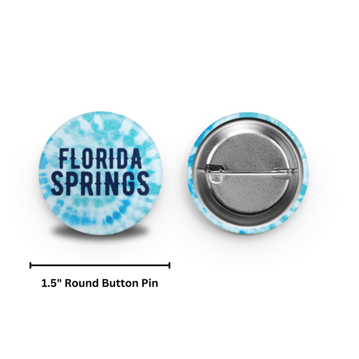 Florida Springs | Round Button Pin