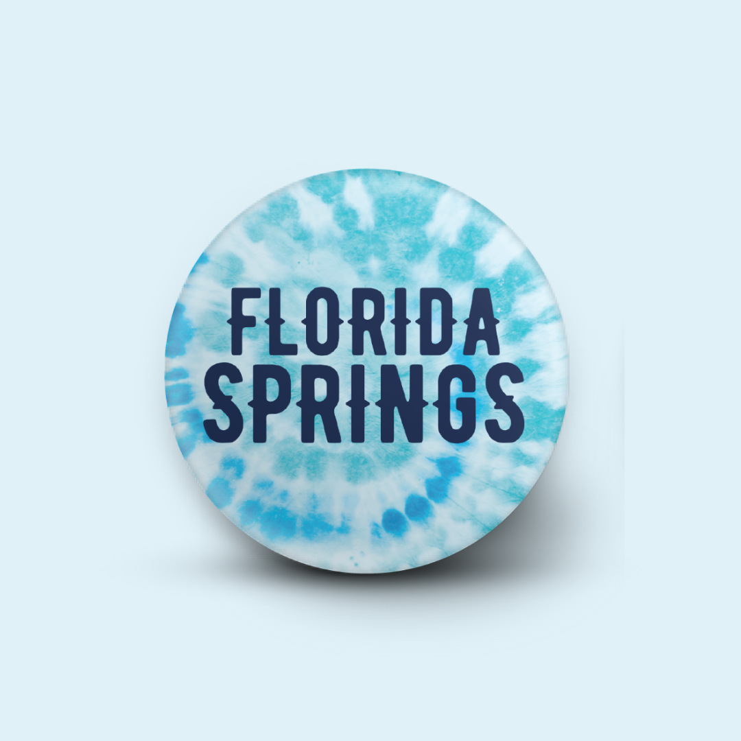 Florida Springs | Round Button Pin