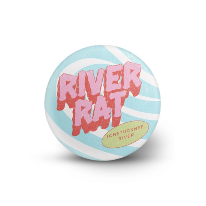 River Rat | Round Button Pin