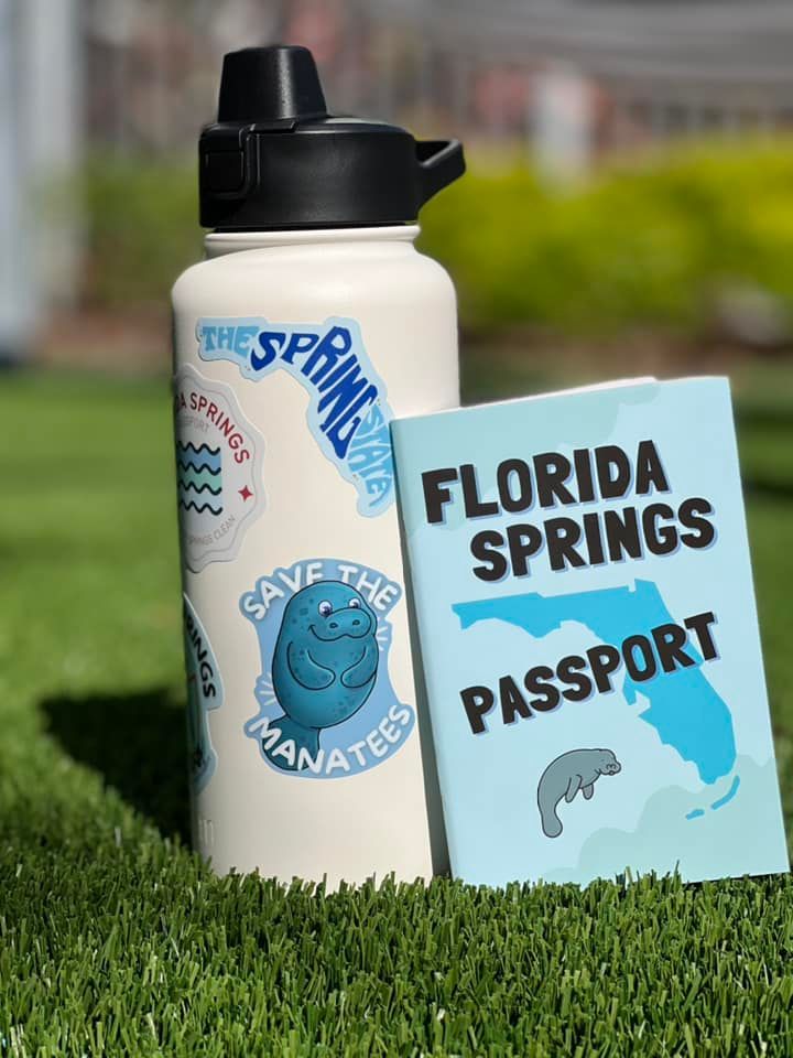 Florida Springs Passport | Save The Manatees Clean Decal