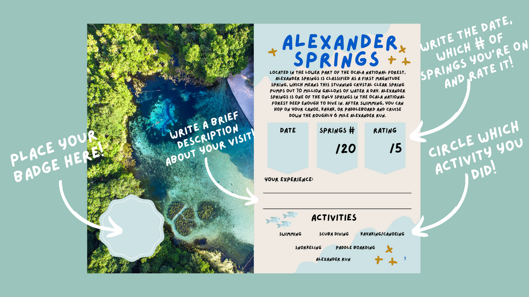 Florida Springs Passport | Explore The Florida Springs | Adventure Passport